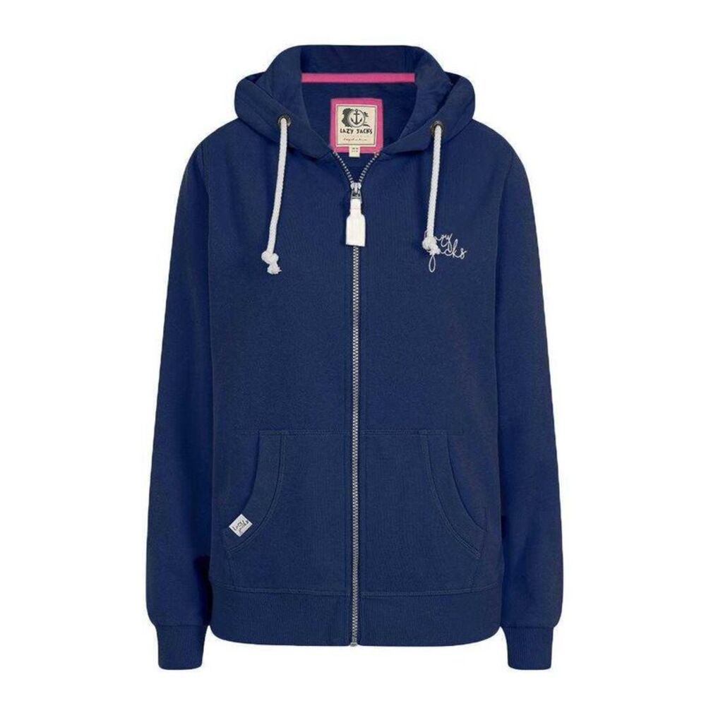 Lazy Jacks Womens/Ladies Full Zip Hoodie / Twilight